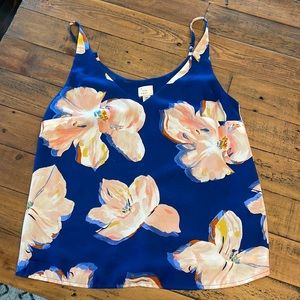 Target A New Day floral tank NWOT size XS